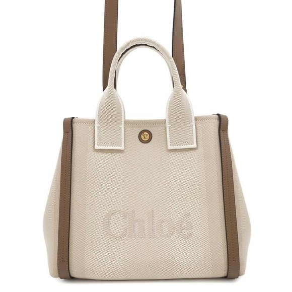 OTHERS Handbags - Chloé Chloe Tote Bag Carry Small Canvas CHC25SS911O6523N 2way Shoulder